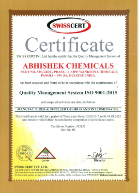 Quality Managment System Certificate